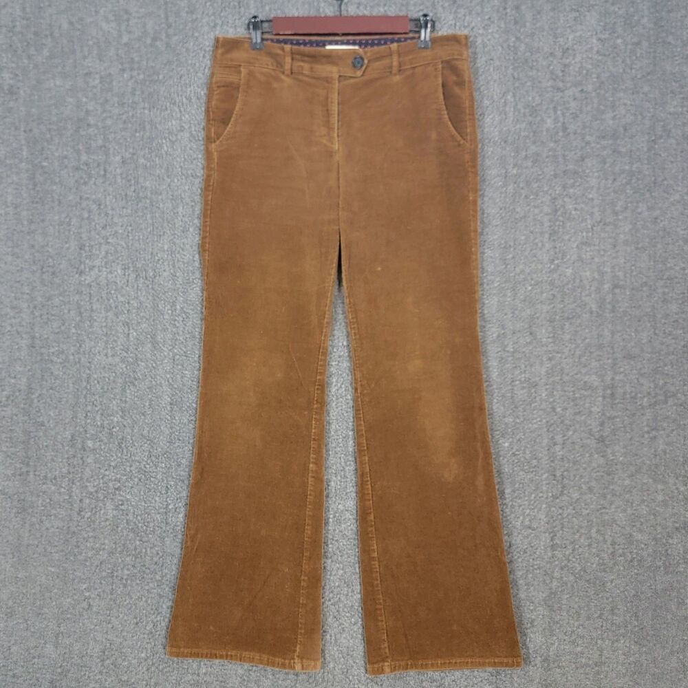 Ann Taylor Loft Pants Womens 6 Brown Corduroy Mid Rise Bootcut Marisa Career